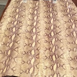 Sz 14 leather skirt from Saks